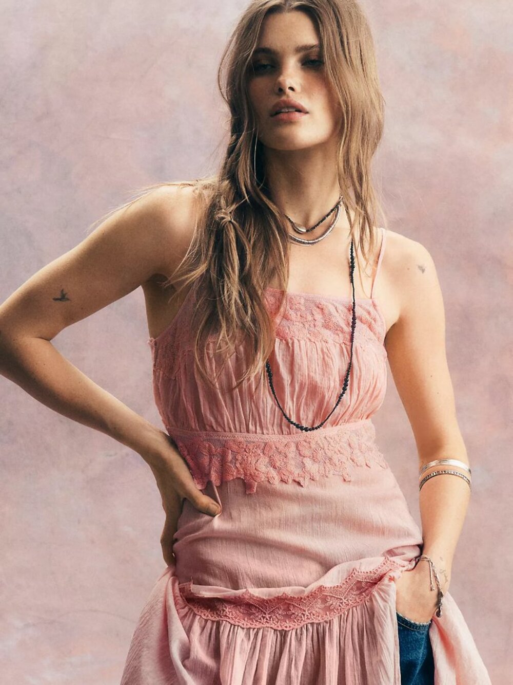 Hettie Semiprecious Strand Necklace